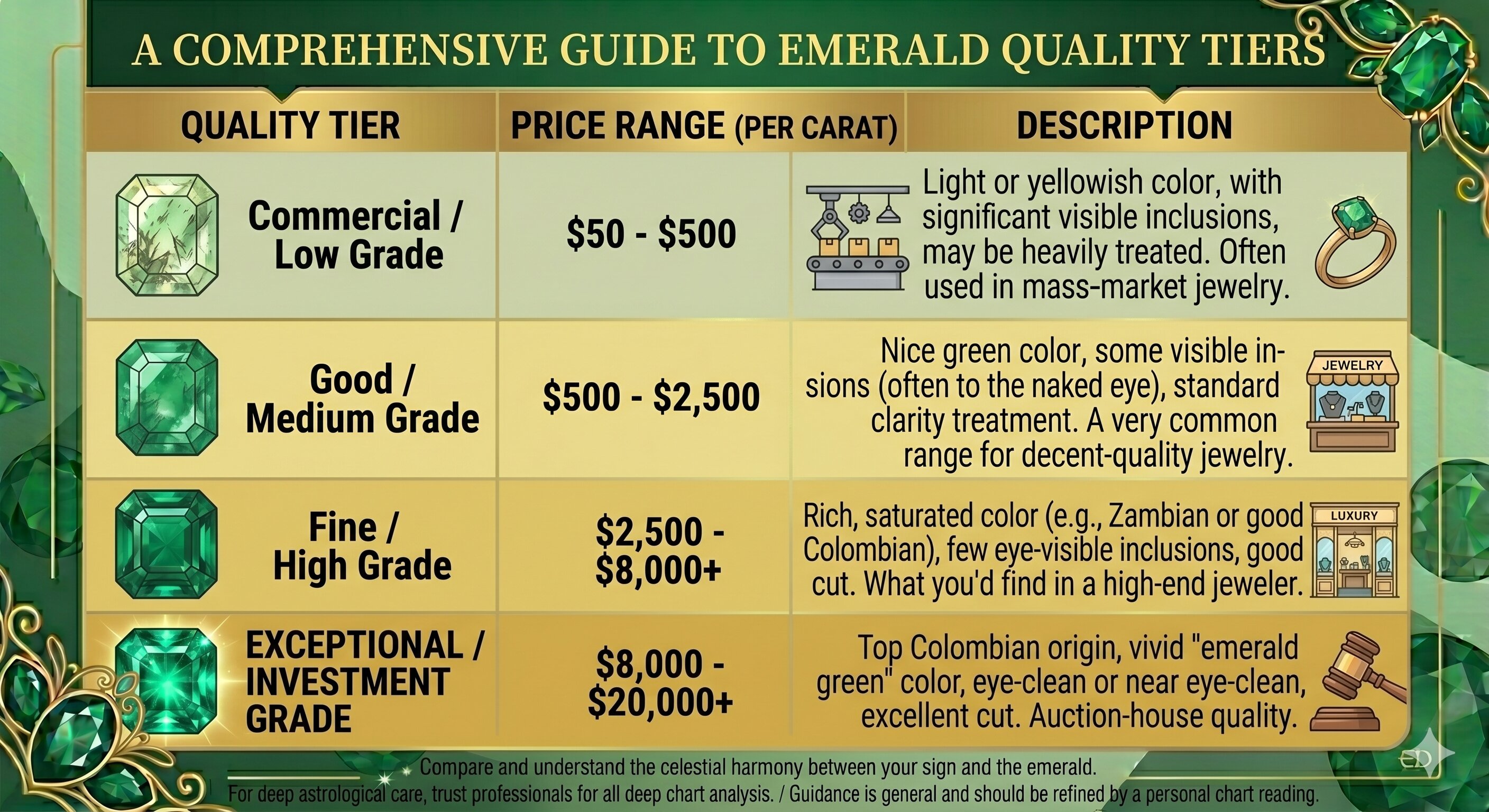 Emerald Price Ranges